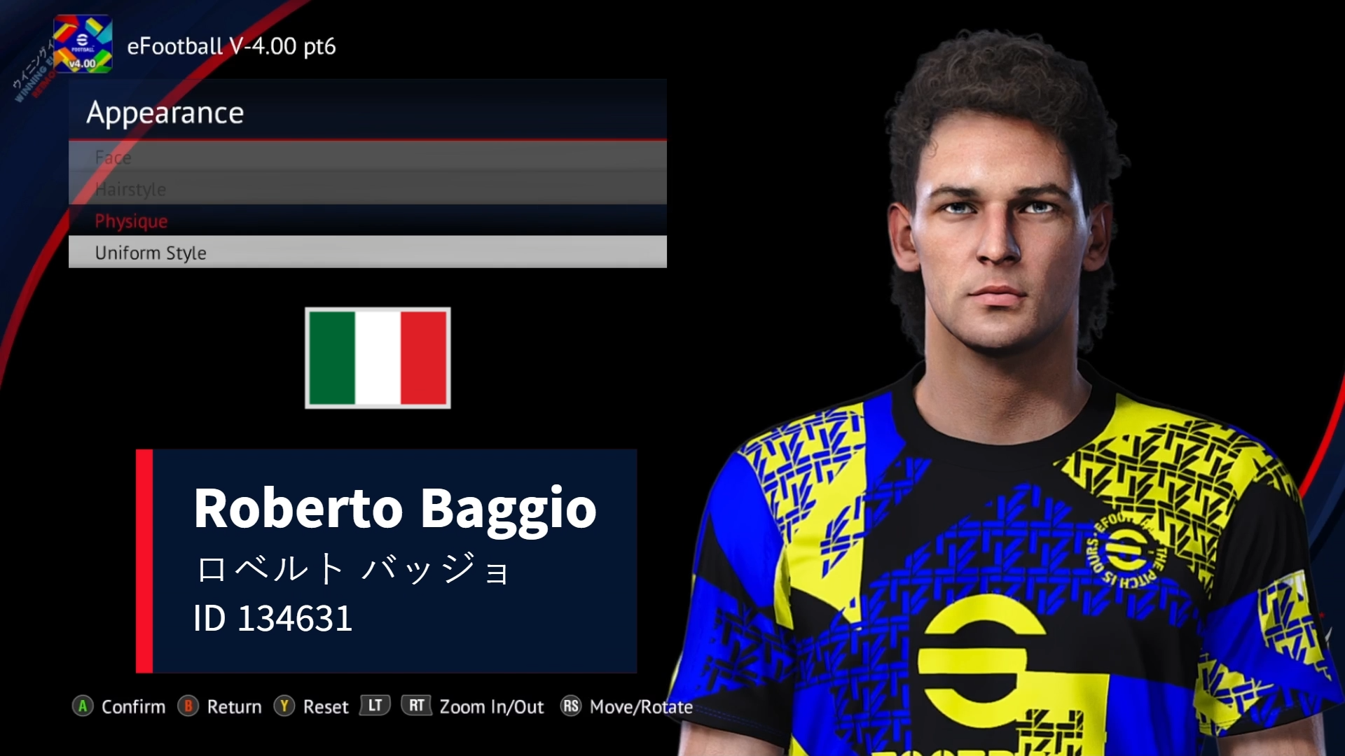AC Milan 95/96 Roberto BAGGIO #18 Third Shirt LOTTO Jersey L