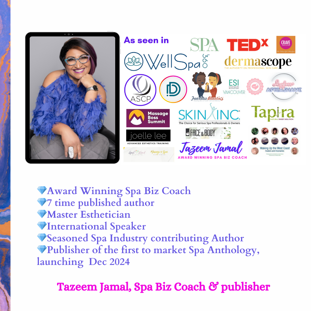 Spa Biz Coach, Tazeem Jamal