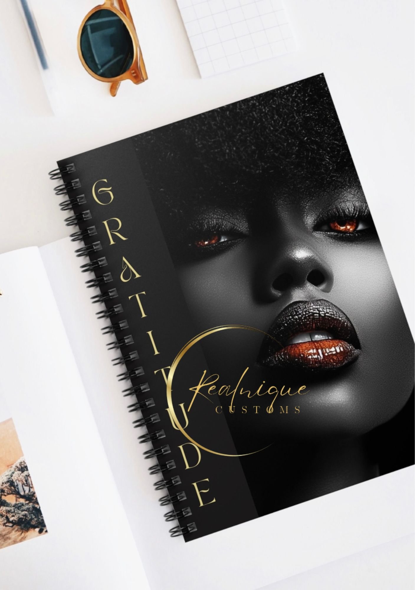 6 Ebony Reflections of Gratitude Journal\Notebook Covers - Payhip