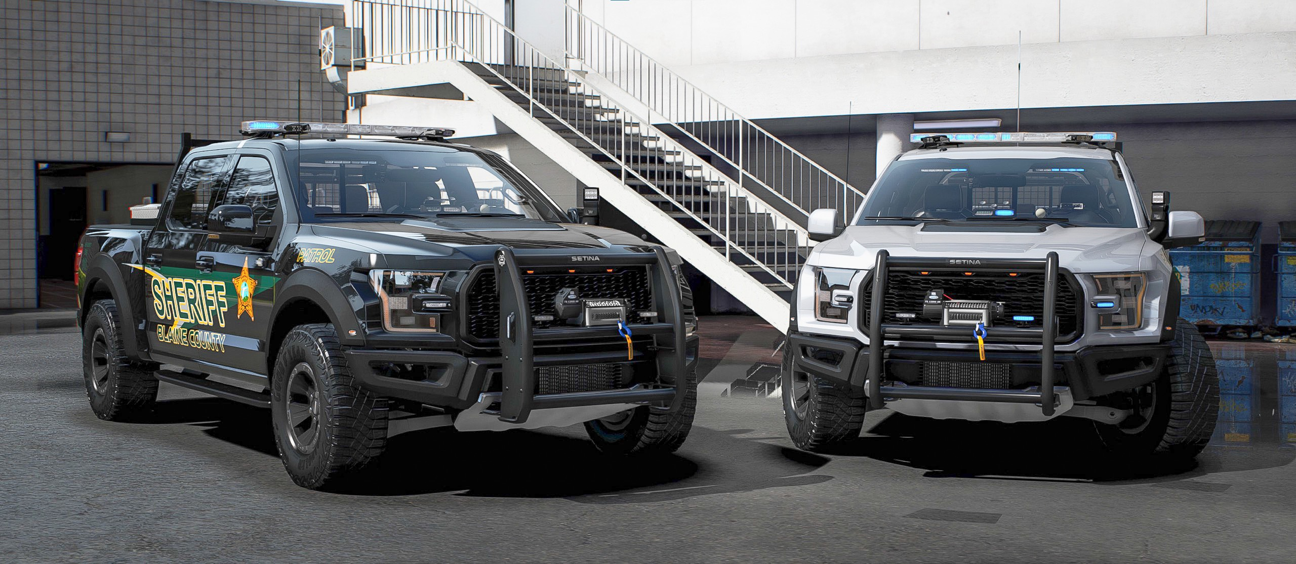 Ford Raptor Security Ford Raptor Police 2018 (Non ELS) 2 car pack - Payhip