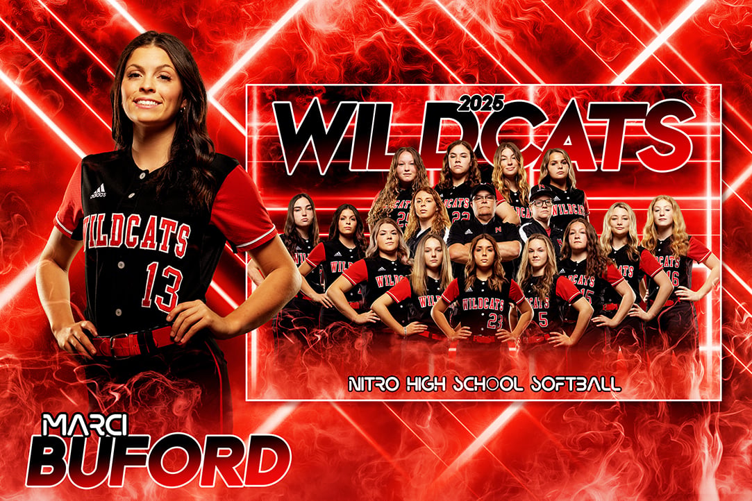 Photoshop Template Digital Background for Teams, Sports and Seniors, Glowing, Neon, Lines, Grid, Smoke, Colors, Multisport, Schools, Leagues, Clubs