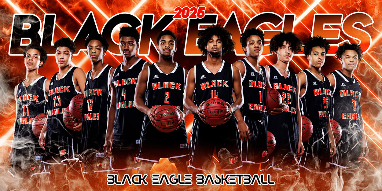 Photoshop Template Digital Background for Teams, Sports and Seniors, Glowing, Neon, Lines, Grid, Smoke, Colors, Multisport, Schools, Leagues, Clubs
