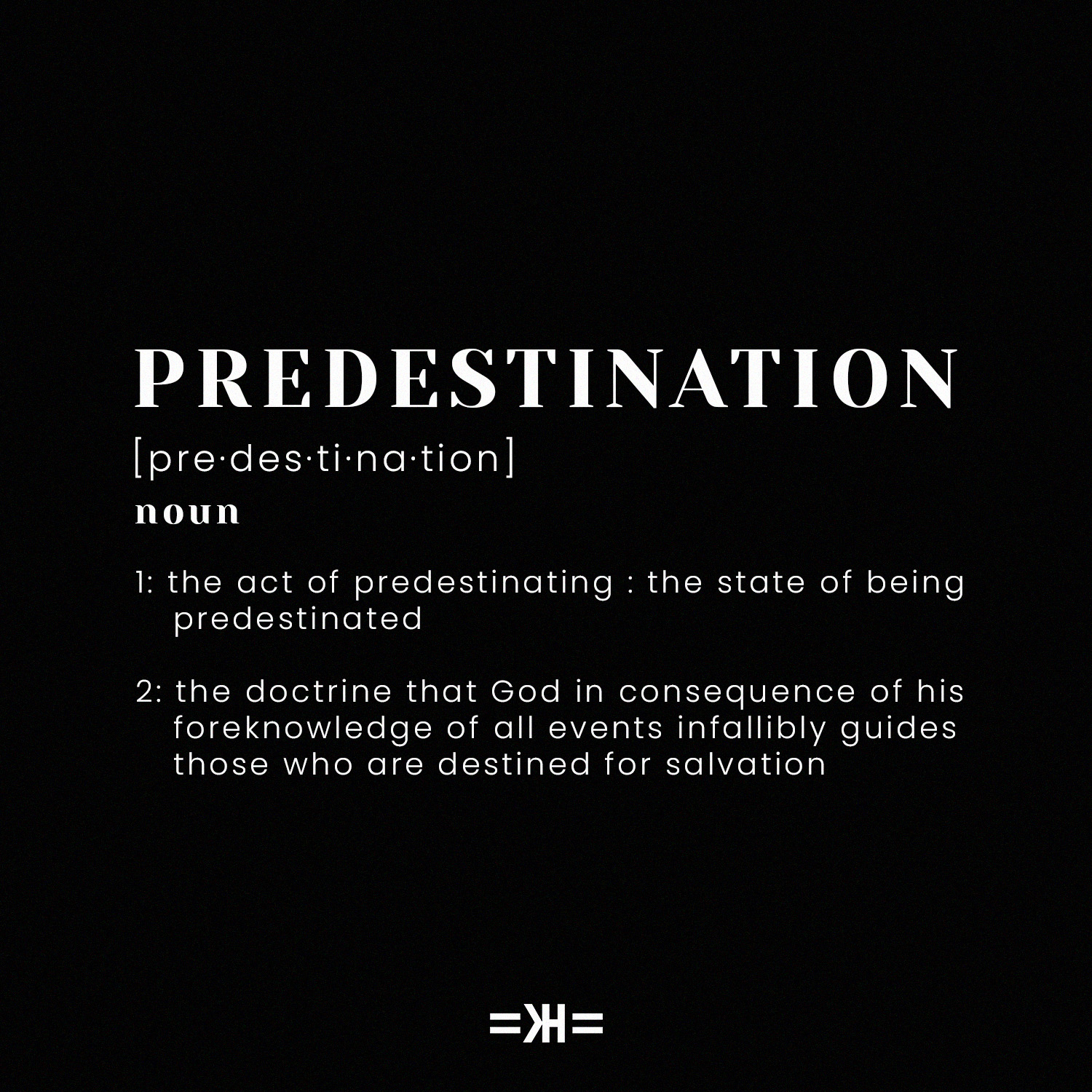 KEVIN HADEZ - PREDESTINATION ARTWORK