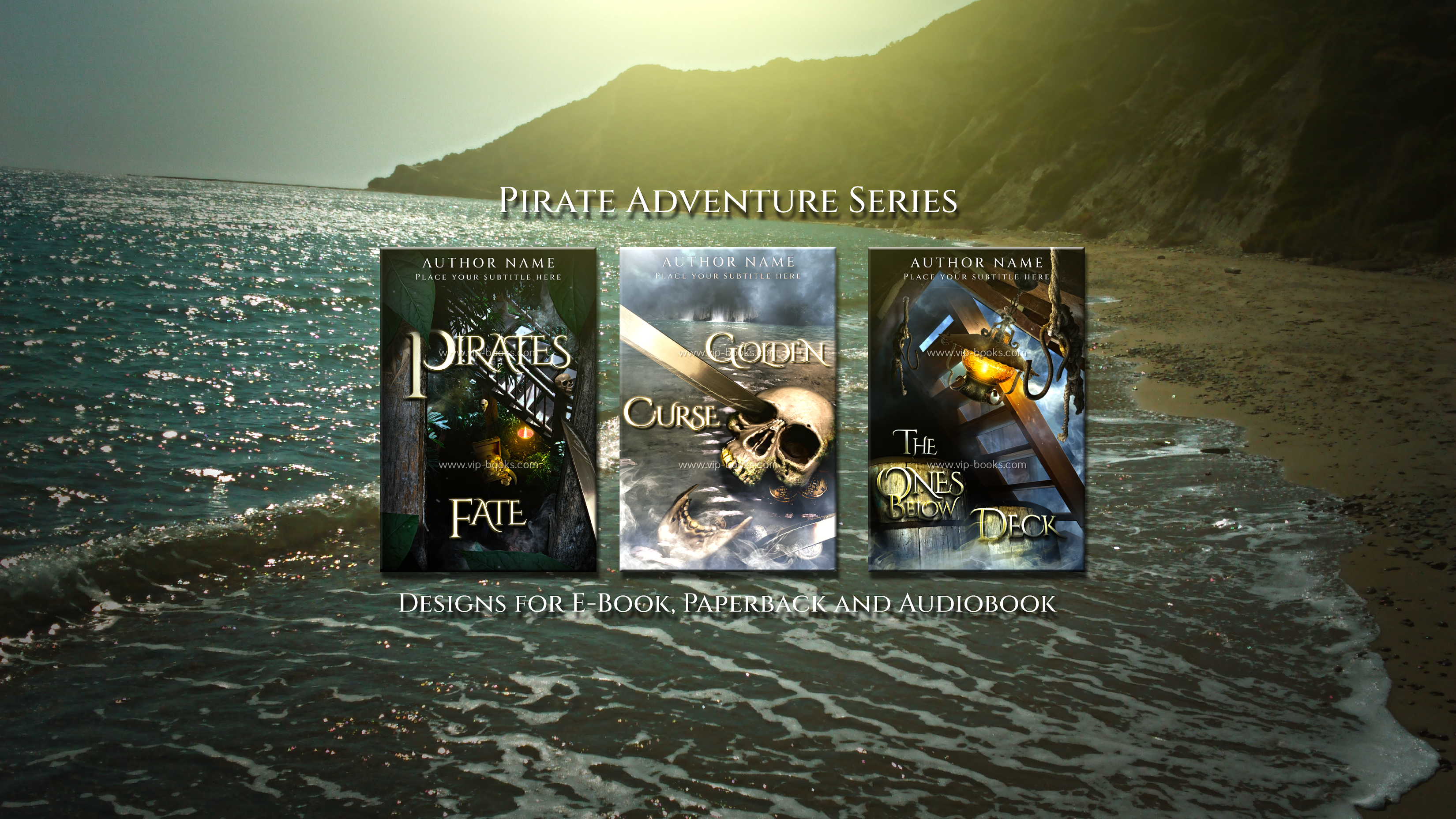 Pirate Book Series, Premade Series Designs
