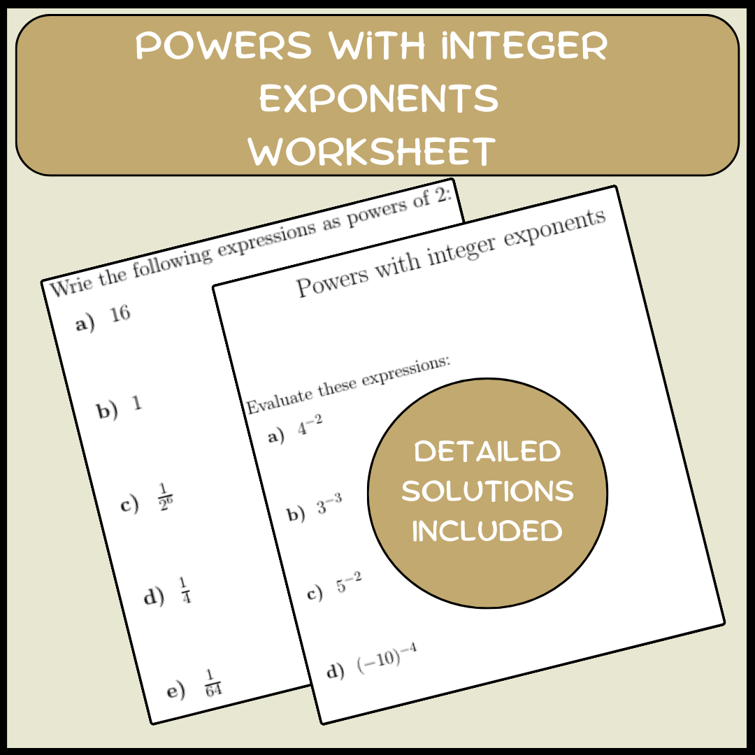 Equations involving negative numbers worksheet no 2 (with solutions)
