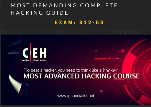 CEH v10 EC Council - دليل تدريبي كامل للهاكر الأخلاقي المعتمد مع امتحان مختبرات الممارسة