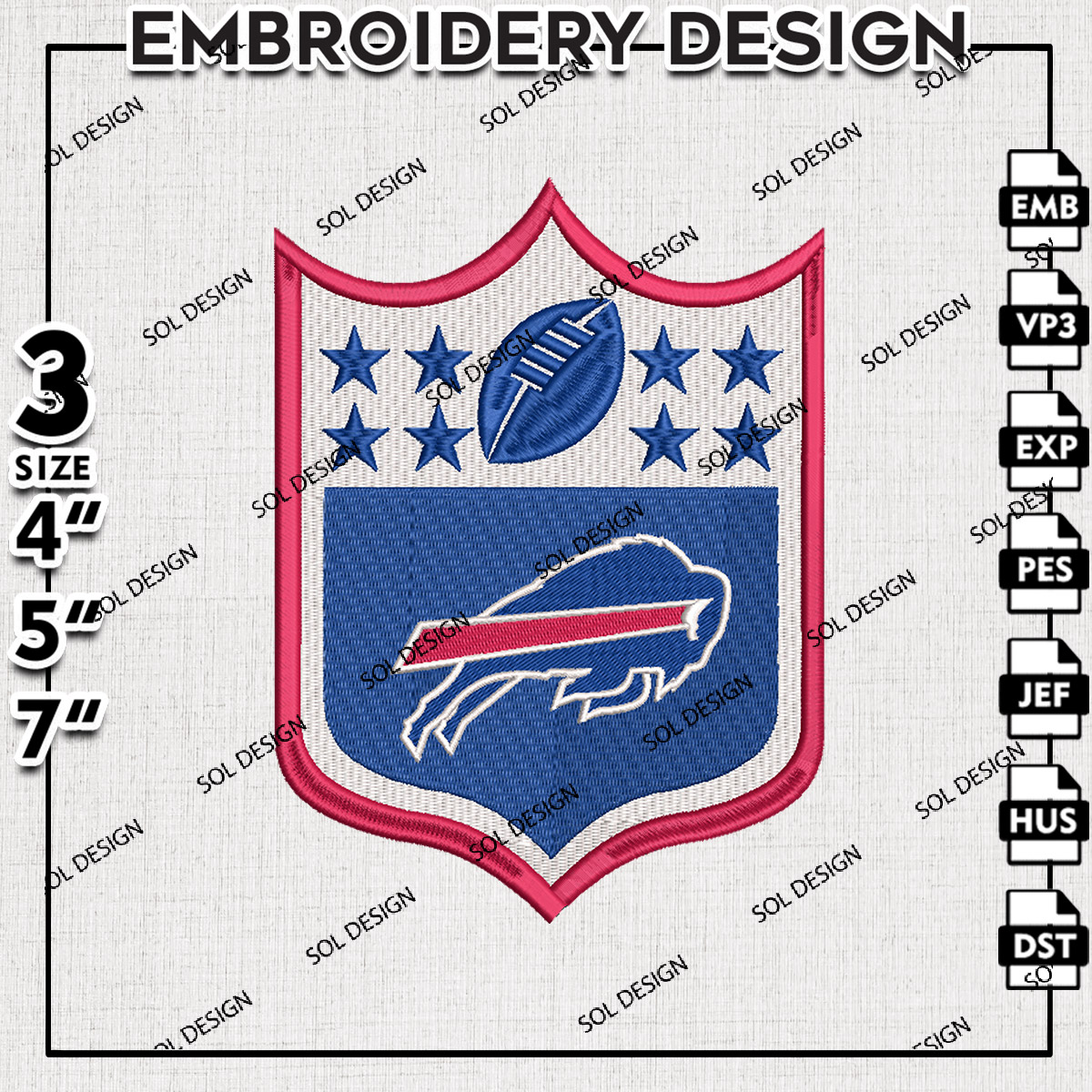 Machine Embroidery Design, Embroidery Designs, Embroidery Files Pattern, Embroidery Files, Instant Download, Digital Download, Machine Embroidery Pattern, Embroidery Pattern, Football embroidery pattern, logo embroidery design, Sports Embroidery Design, N