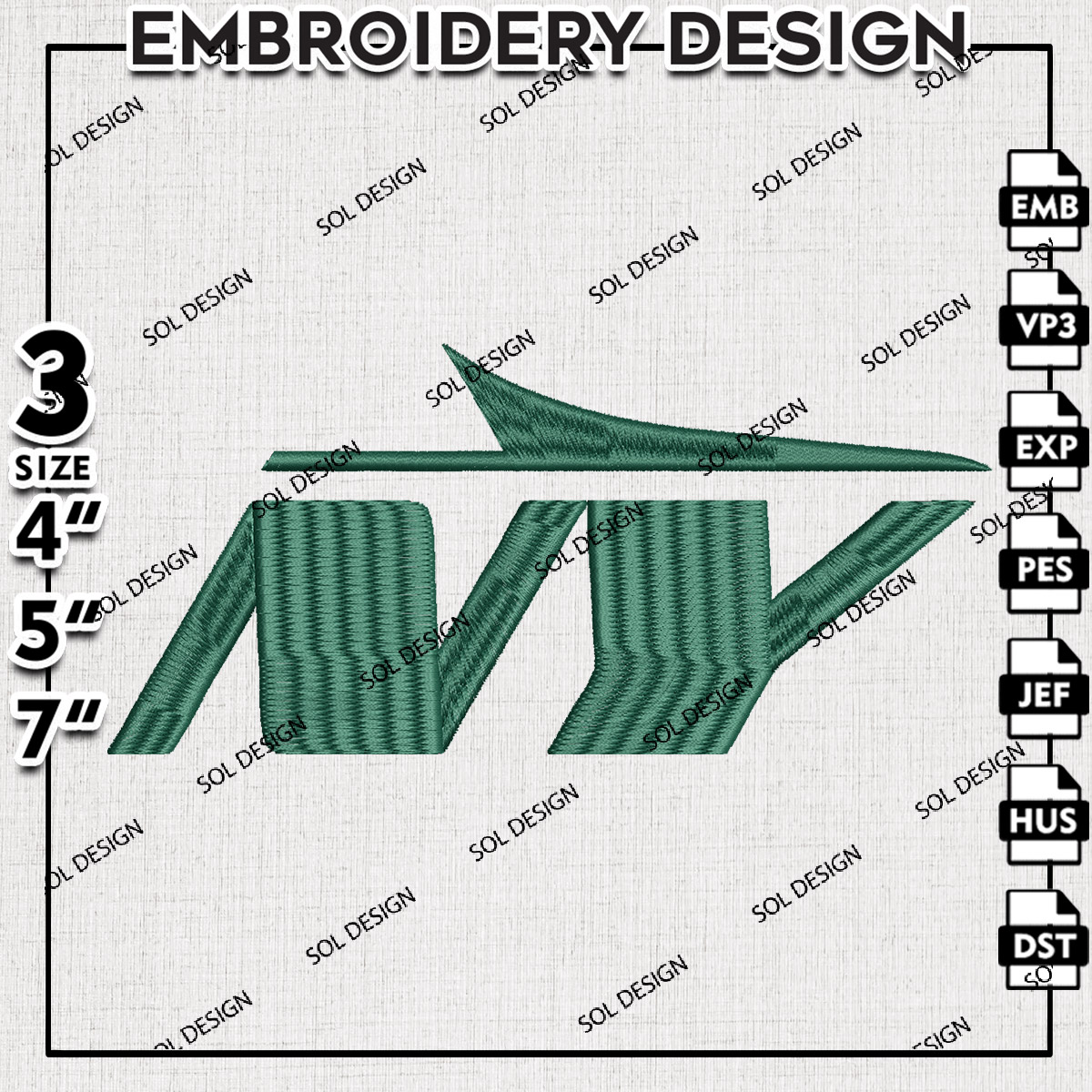 Machine Embroidery Design, Embroidery Designs, Embroidery Files Pattern, Embroidery Files, Instant Download, Digital Download, Machine Embroidery Pattern, Embroidery Pattern, Football embroidery pattern, logo embroidery design, Sports Embroidery Design, N