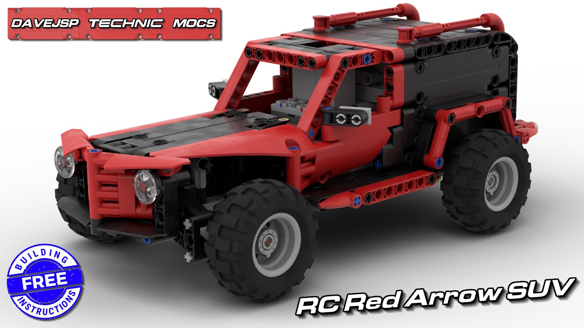 Lego Technic Red Arrow RC SUV MOC - Payhip
