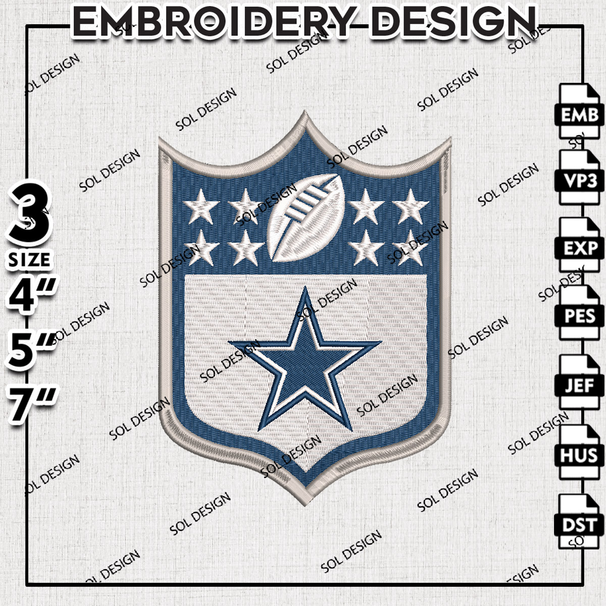 Machine Embroidery Design, Embroidery Designs, Embroidery Files Pattern, Embroidery Files, Instant Download, Digital Download, Machine Embroidery Pattern, Embroidery Pattern, Football embroidery pattern, logo embroidery design, Sports Embroidery Design, N