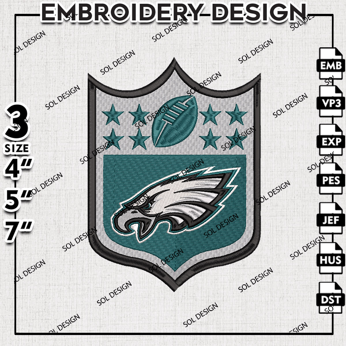 Machine Embroidery Design, Embroidery Designs, Embroidery Files Pattern, Embroidery Files, Instant Download, Digital Download, Machine Embroidery Pattern, Embroidery Pattern, Football embroidery pattern, logo embroidery design, Sports Embroidery Design, N