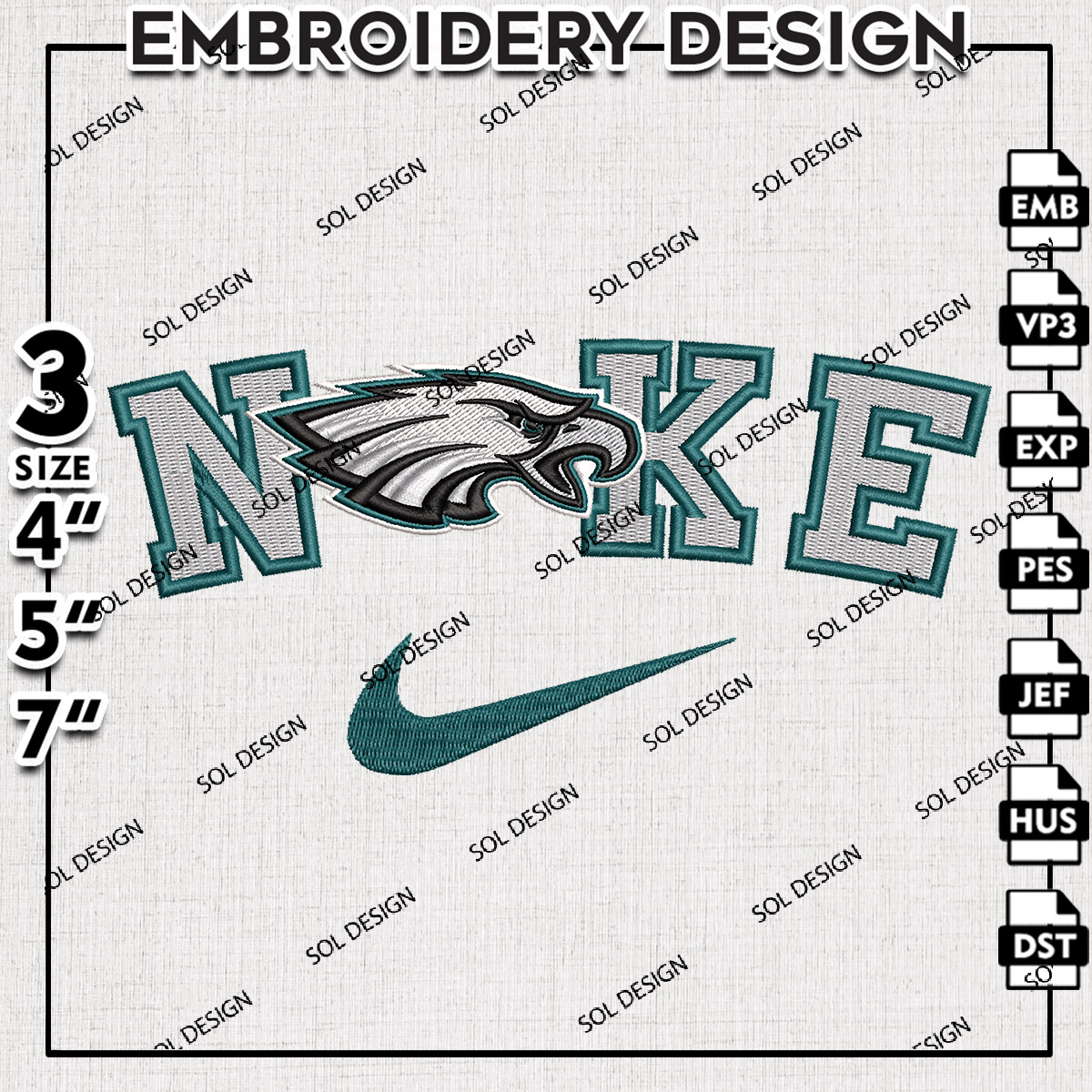Machine Embroidery Design, Embroidery Designs, Embroidery Files Pattern, Embroidery Files, Instant Download, Digital Download, Machine Embroidery Pattern, Embroidery Pattern, Football embroidery pattern, logo embroidery design, Sports Embroidery Design, N