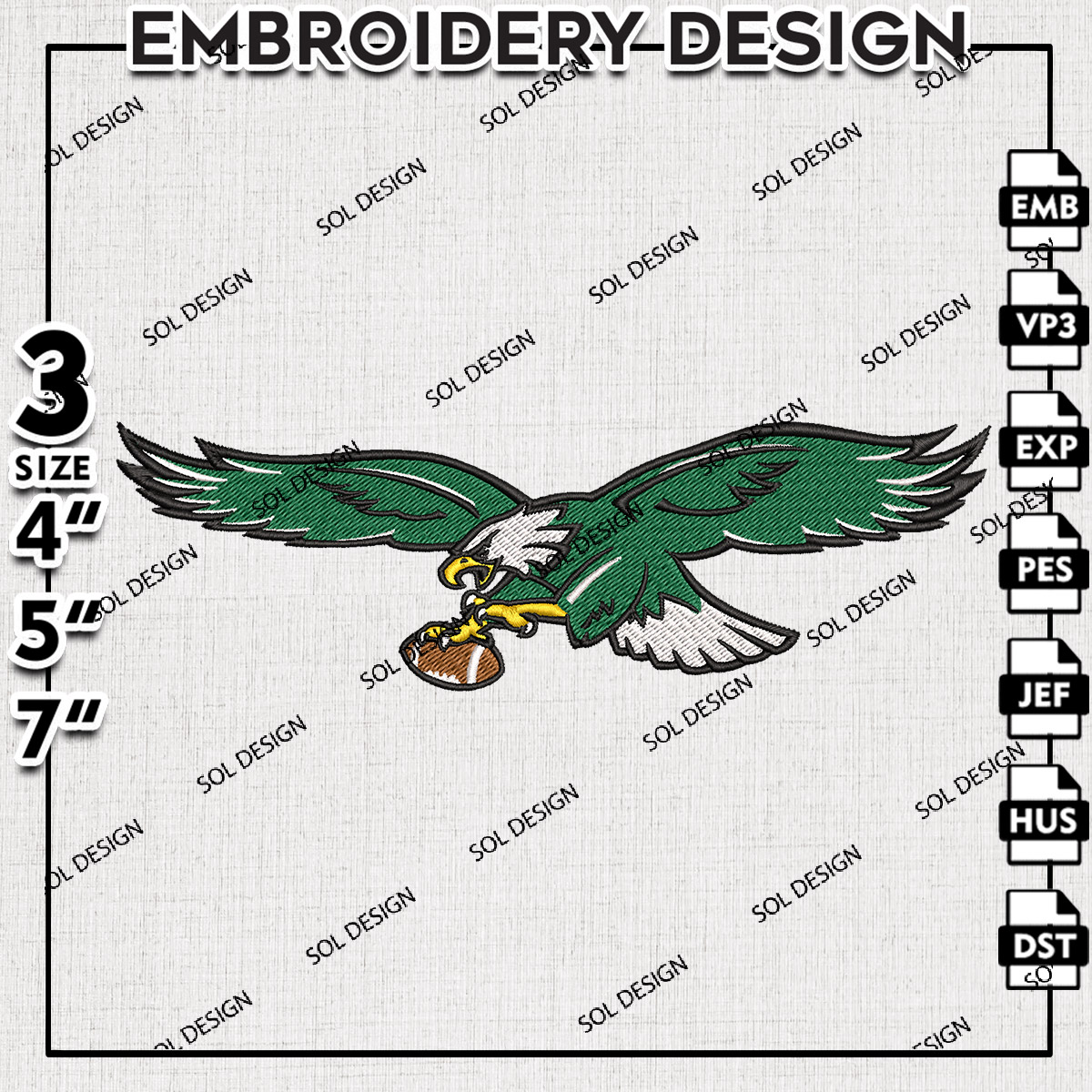 Machine Embroidery Design, Embroidery Designs, Embroidery Files Pattern, Embroidery Files, Instant Download, Digital Download, Machine Embroidery Pattern, Embroidery Pattern, Football embroidery pattern, logo embroidery design, Sports Embroidery Design, N