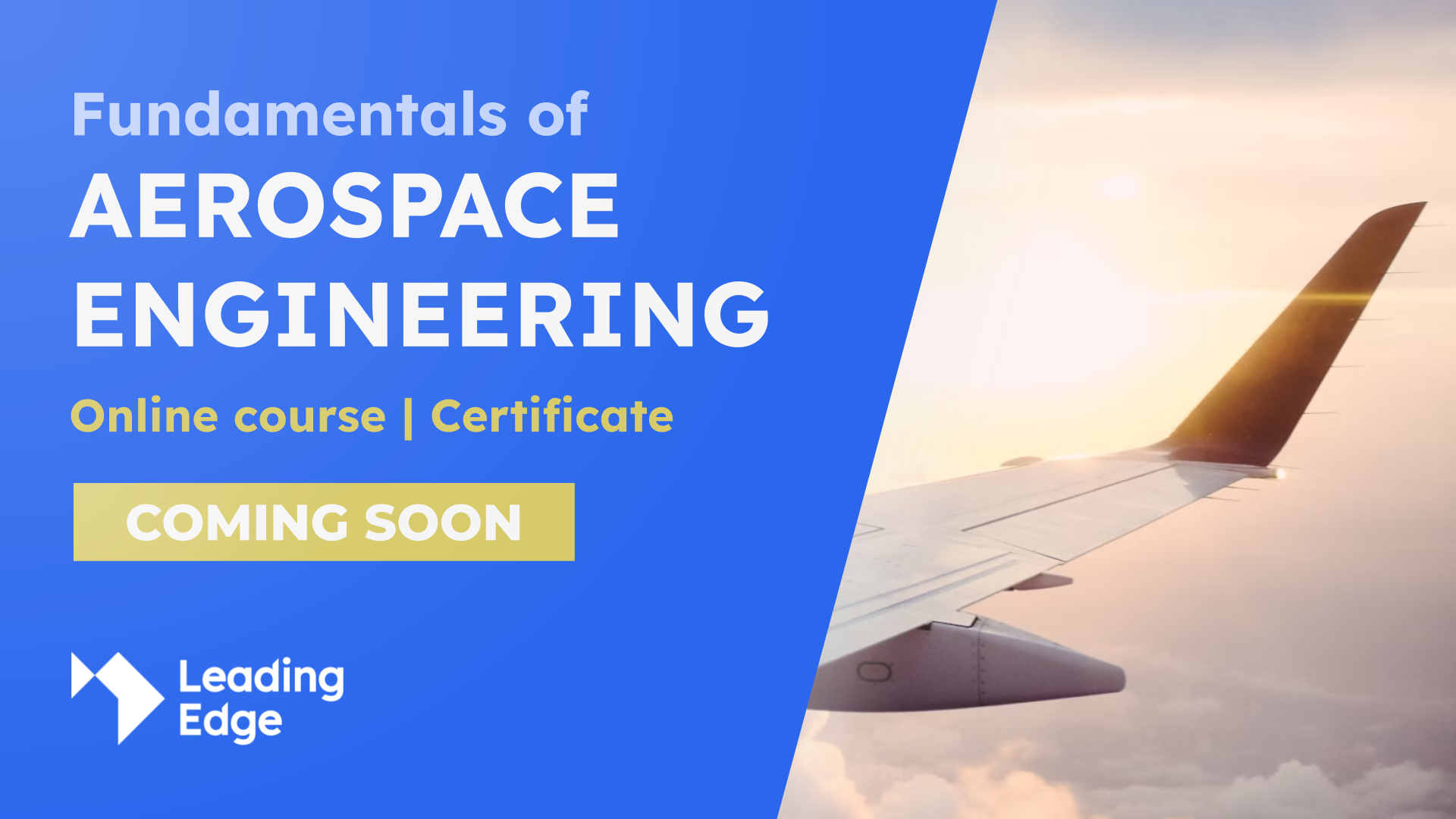 Fundamentals of Aerospace Engineering: Online Course