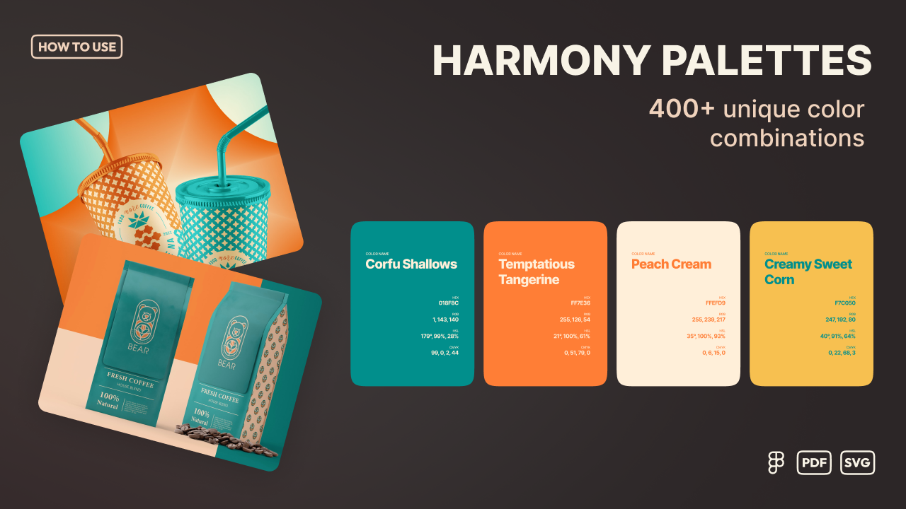 Harmony Palettes 400 - Payhip