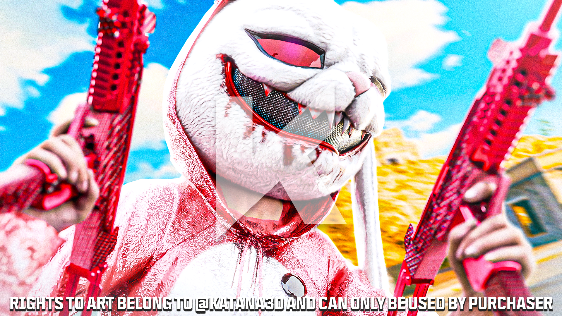 COD/Warzone Thumbnail - Red WSP9 Bunny - Payhip