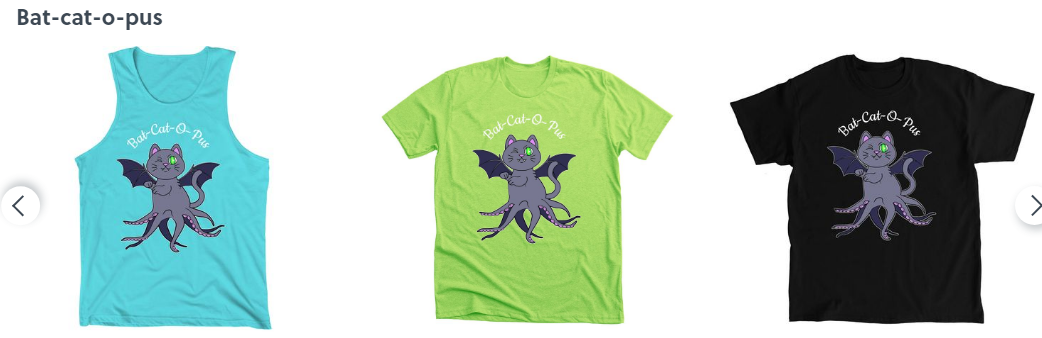 Bat-Cat-O-Pus shirt DKeast