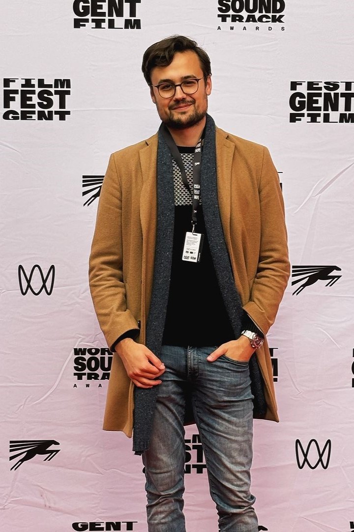 Milo Paulus (Composer) on the red carpet at the World Soundtrack Awards, as part of Film Fest Ghent