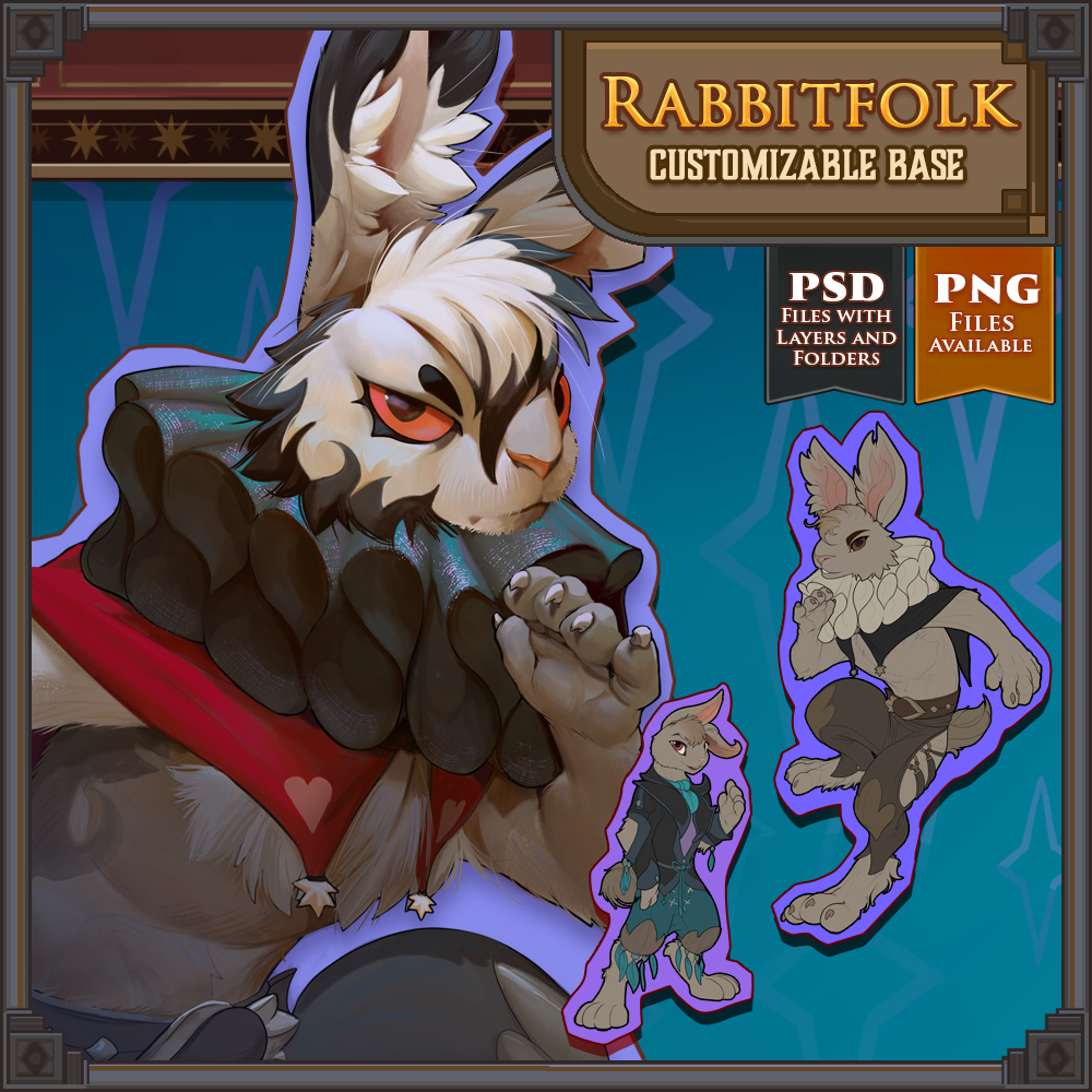Rabbitfolk - Customizable Base