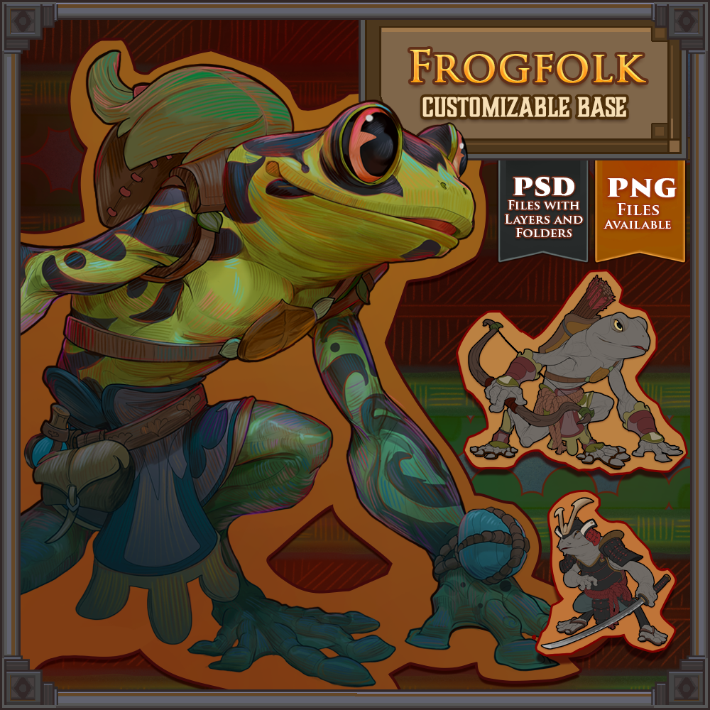 Frogfolk - Customizable Base