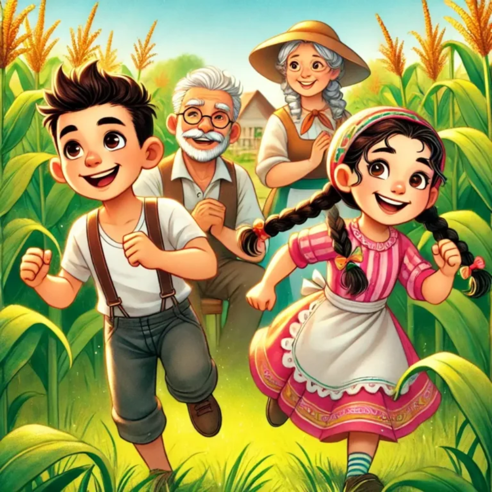 Cuentos Clásicos Aventura en el Campo de Maíz
