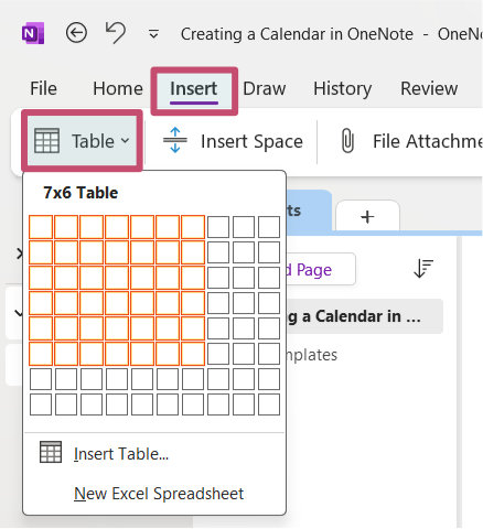 Microsoft Onenote Calendar View How to make a useful Editable Calendar in OneNote