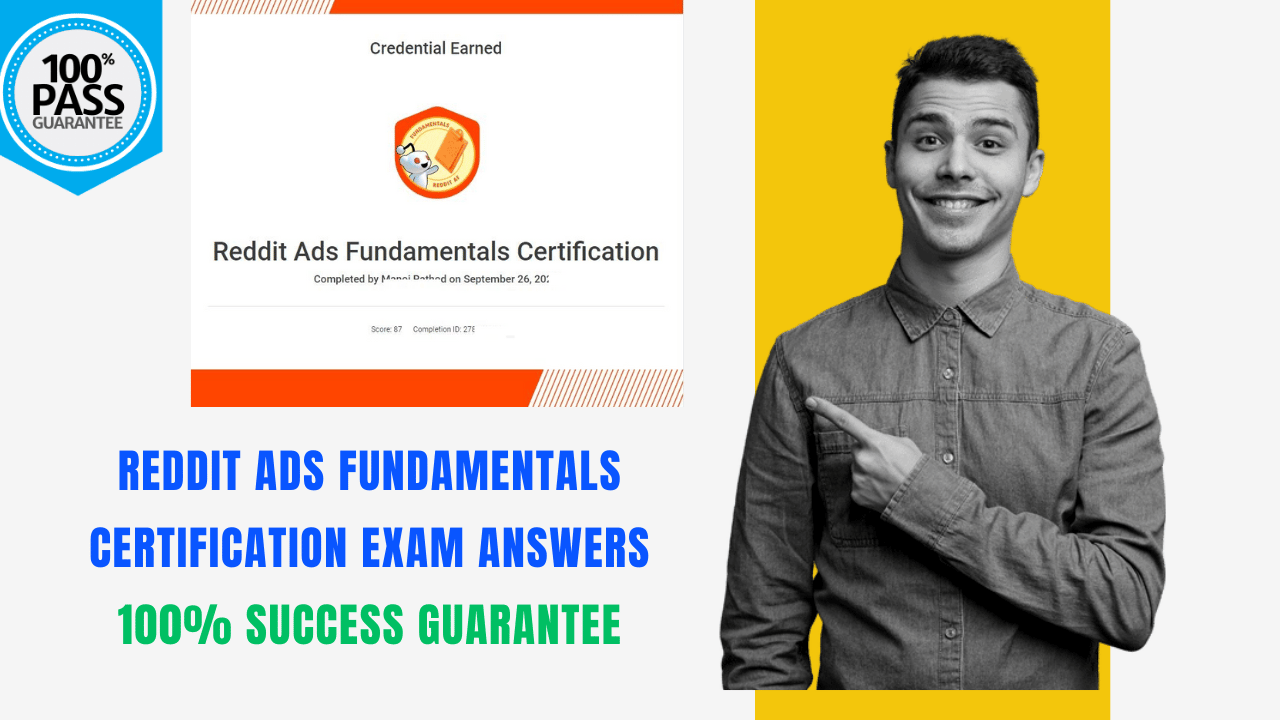 Reddit Ads Fundamentals Certification Exam Answers PDF - Payhip