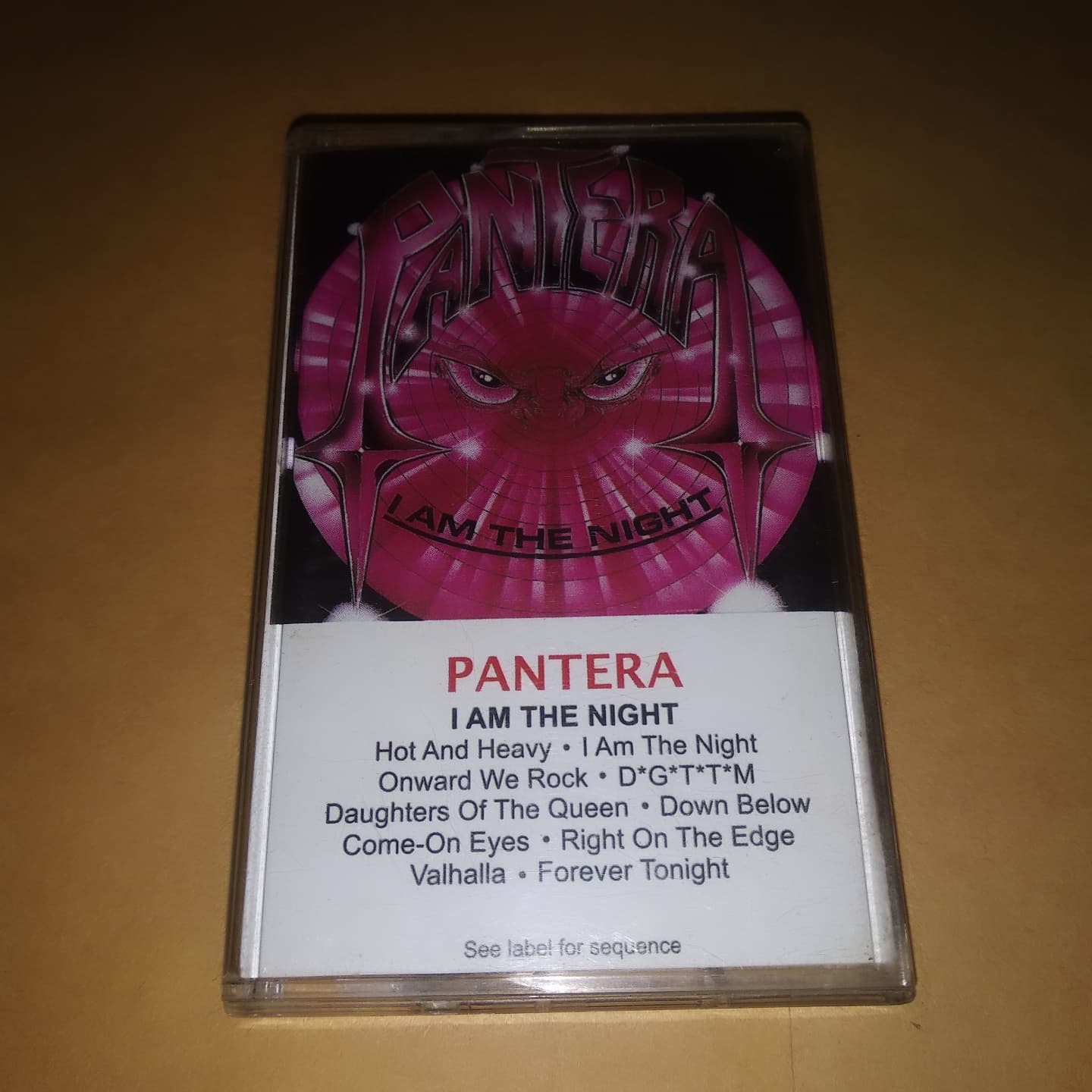 Pantera - I Am The Night cassette tape - Payhip