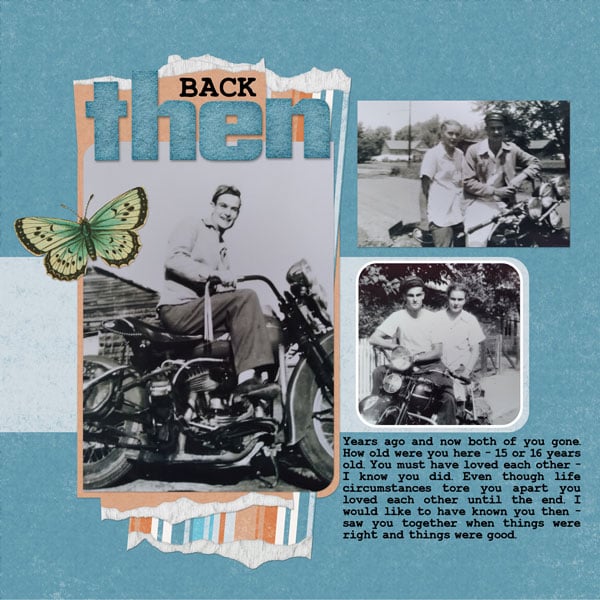 Digital Scrapbooking Layout Idea