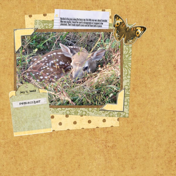 Digital Scrapbook Page
