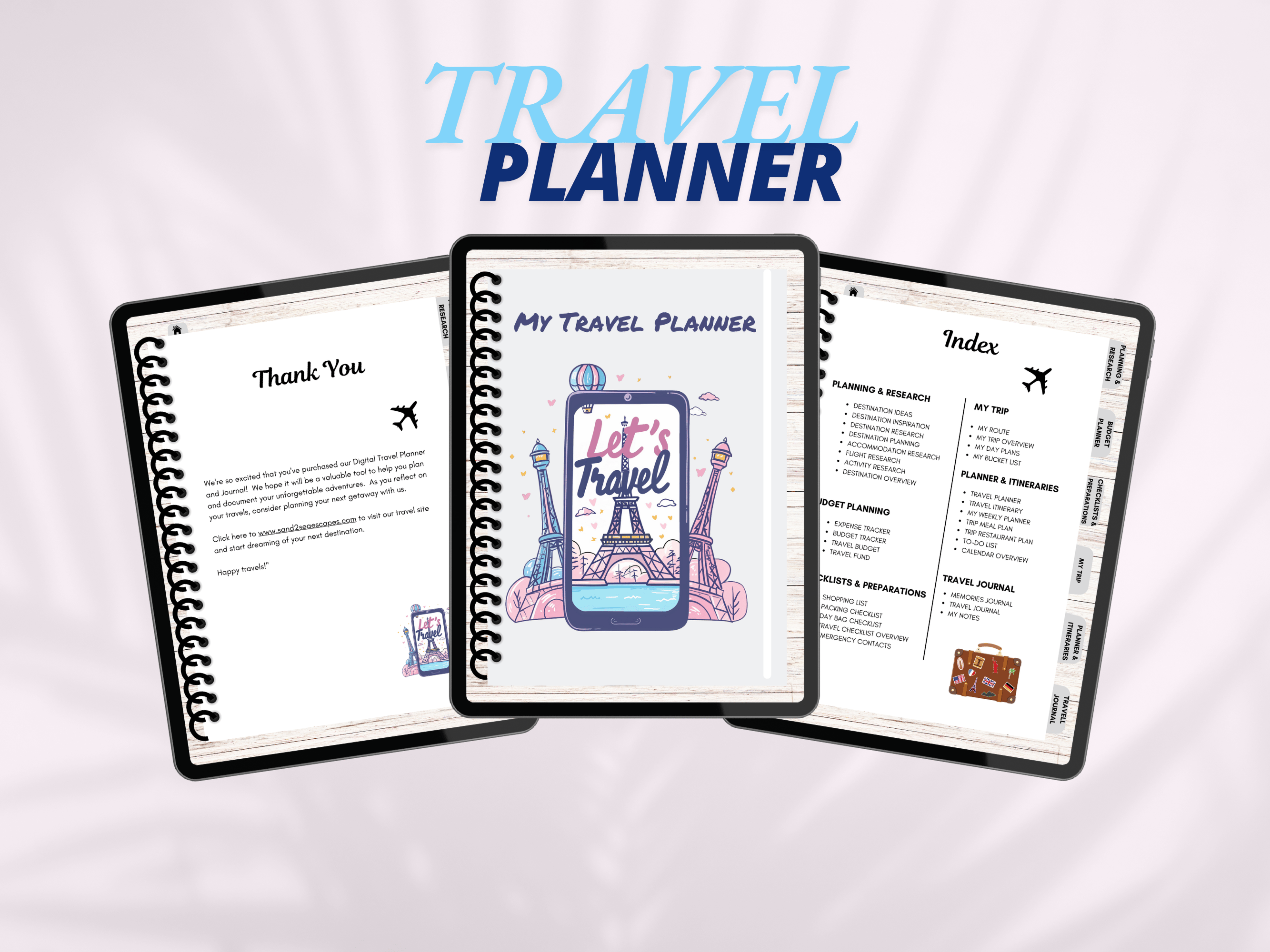 Travel Planner Let's Travel - Payhip