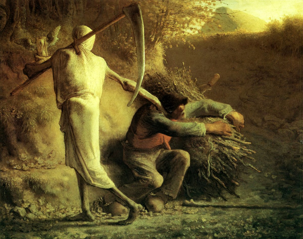 Jean-Franois Millet、葡萄畑にて、希少画集画、状態良好 Jean-Franois Millet、葡萄畑にて、希少画集画、状態良好 絵画