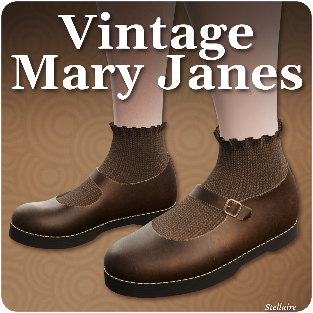Vintage Mary Janes (VRChat)