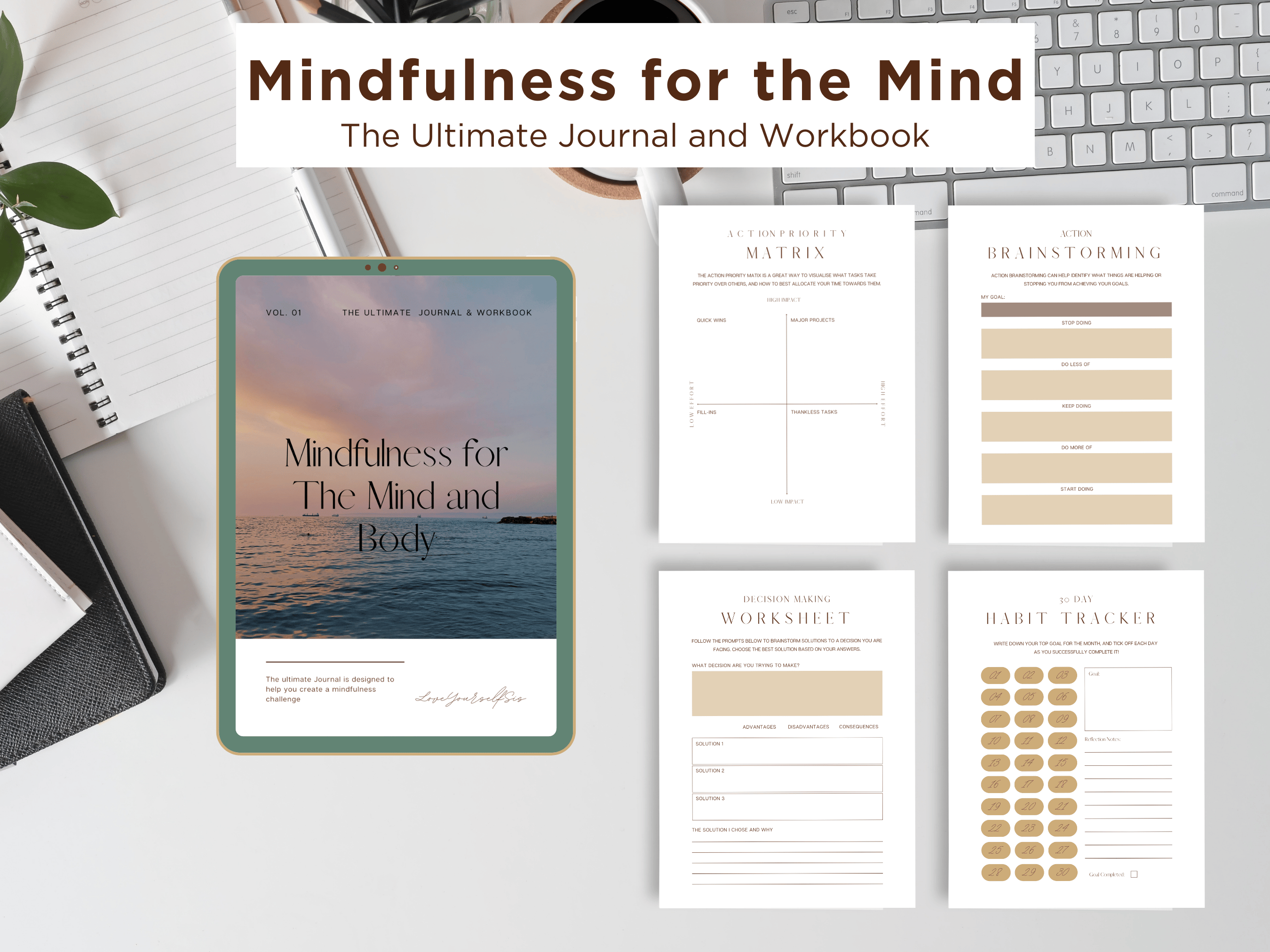 Mindfulness for the Mind - The Ultimate Journal and Workbook - Payhip