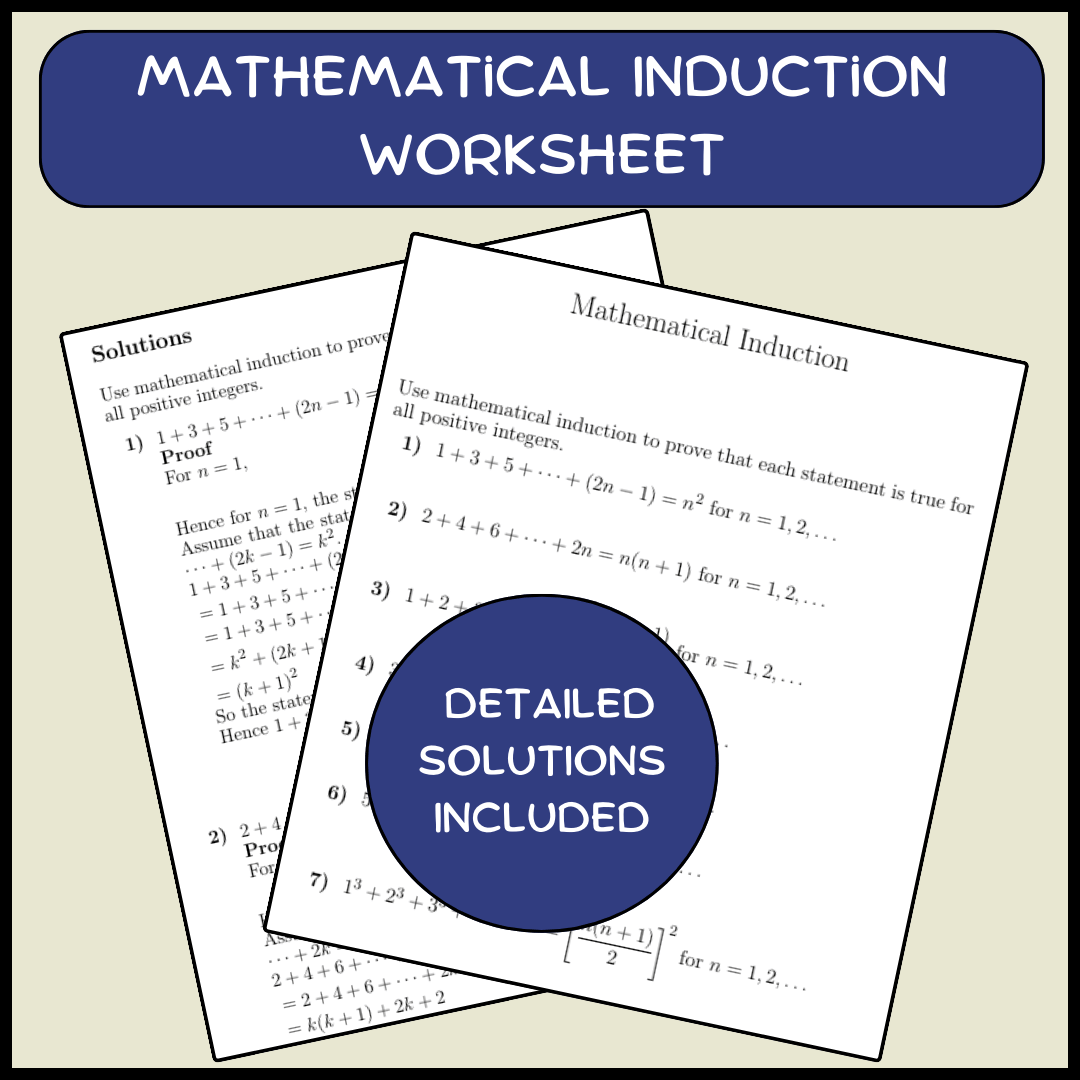 Derivative of a Function from First Principles Worksheet (with solutions)