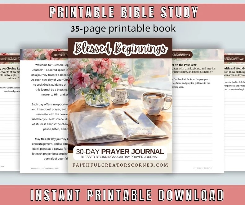 30-Day Prayer Journal