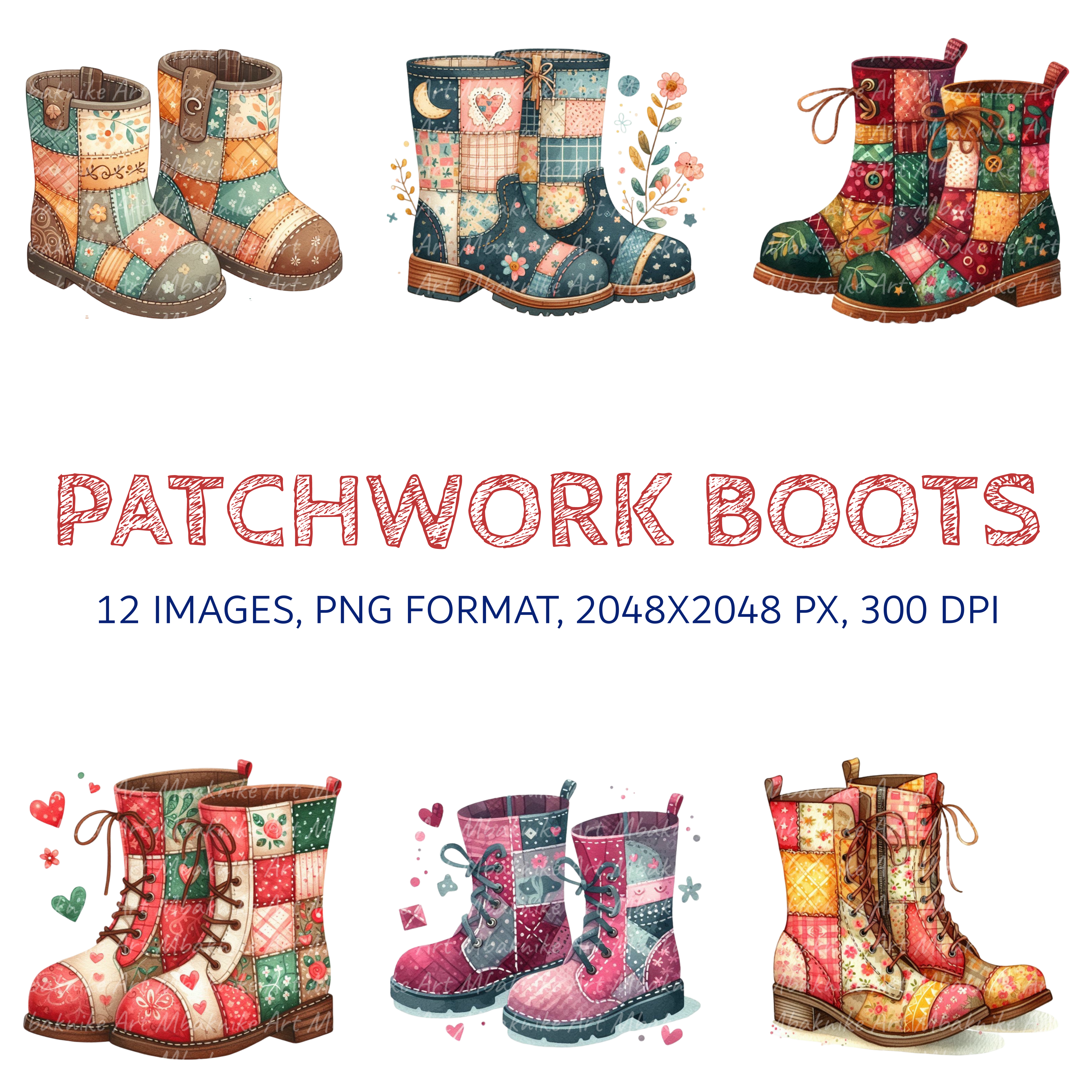 Patchwork Boots - Payhip