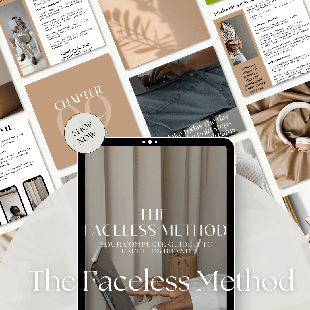 The Faceless Method-Your Complete Guide to a Faceless Brand - Payhip