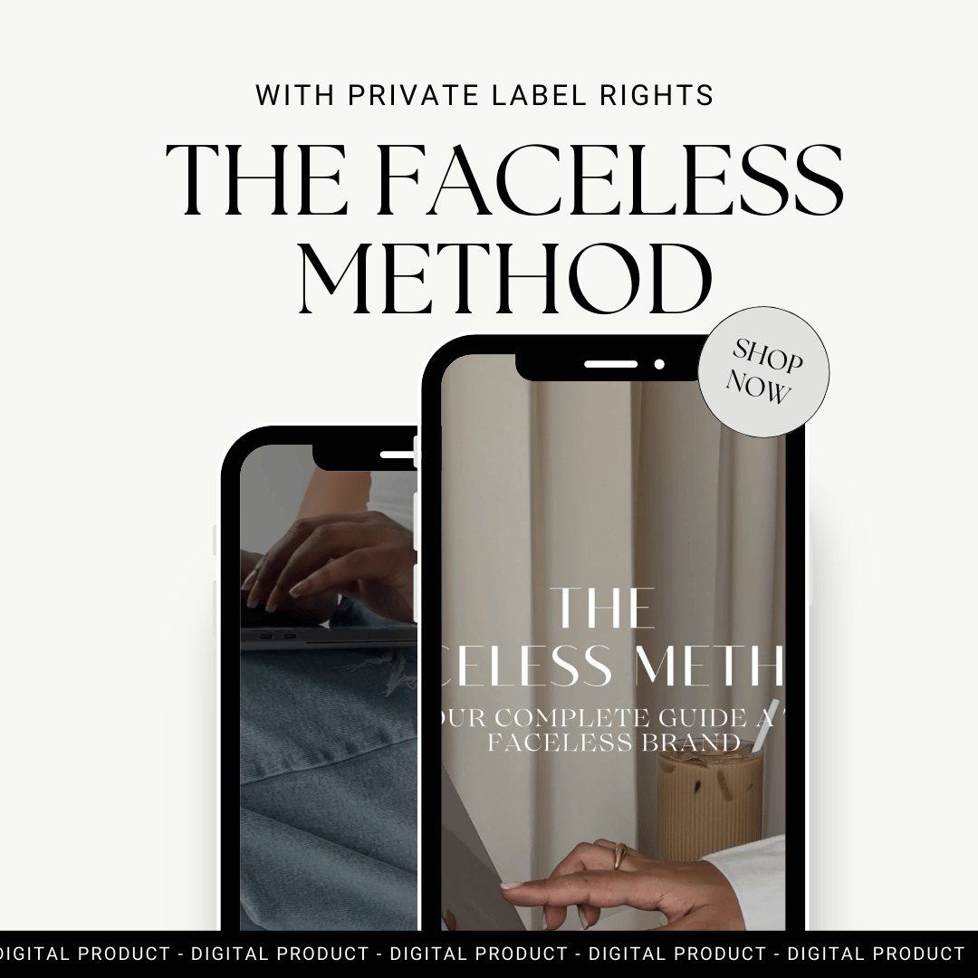 The Faceless Method-Your Complete Guide to a Faceless Brand - Payhip