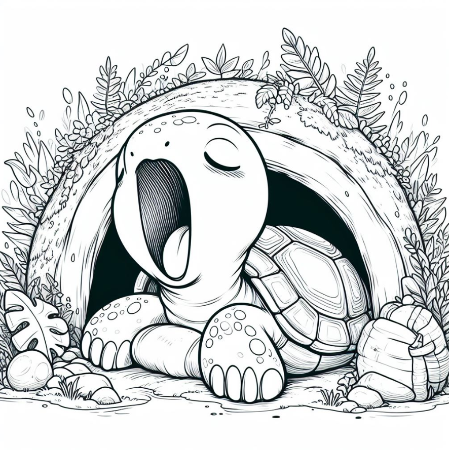 Turtle Adventures Coloring Pages for Kids