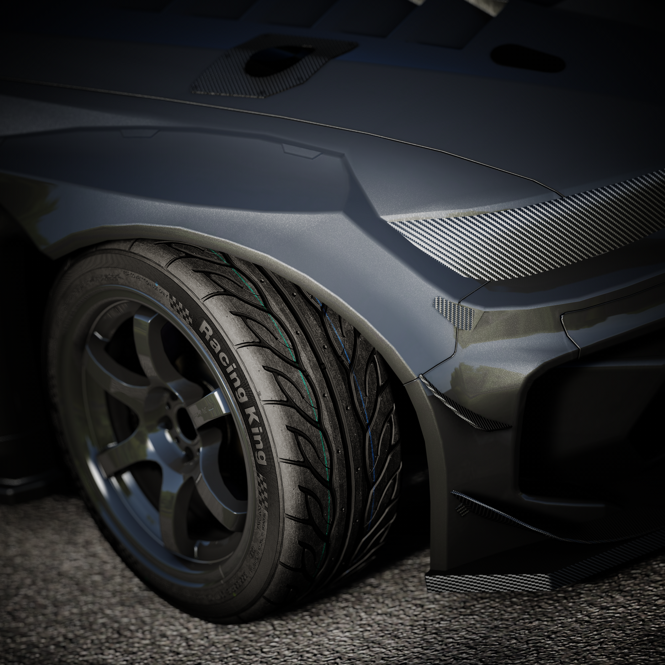 T1203[送料無料]TRIACE RACINGKING 285/35R18