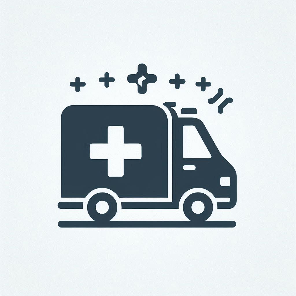 Minimalist Healthcare Icons - Ambulance