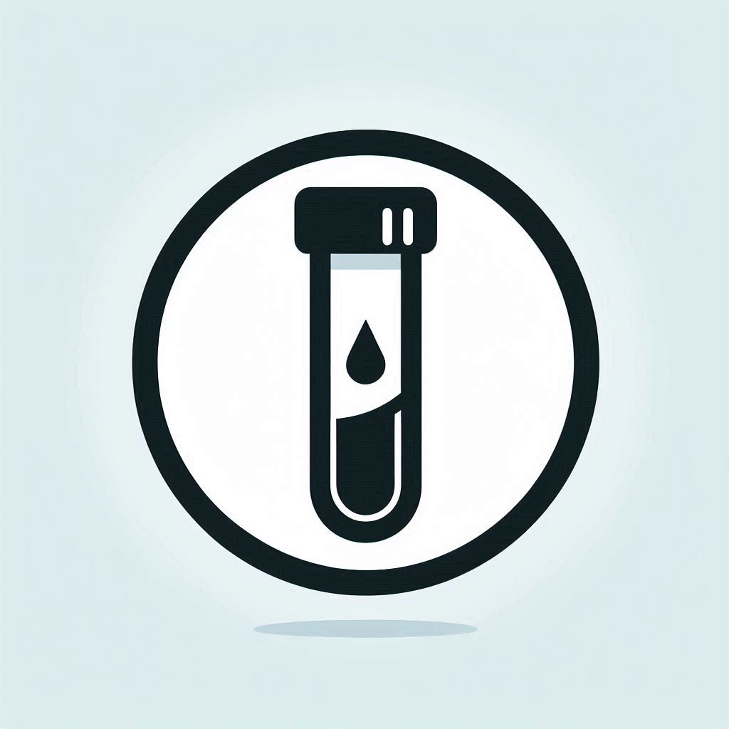 Minimalist Healthcare Icons - Blood Test
