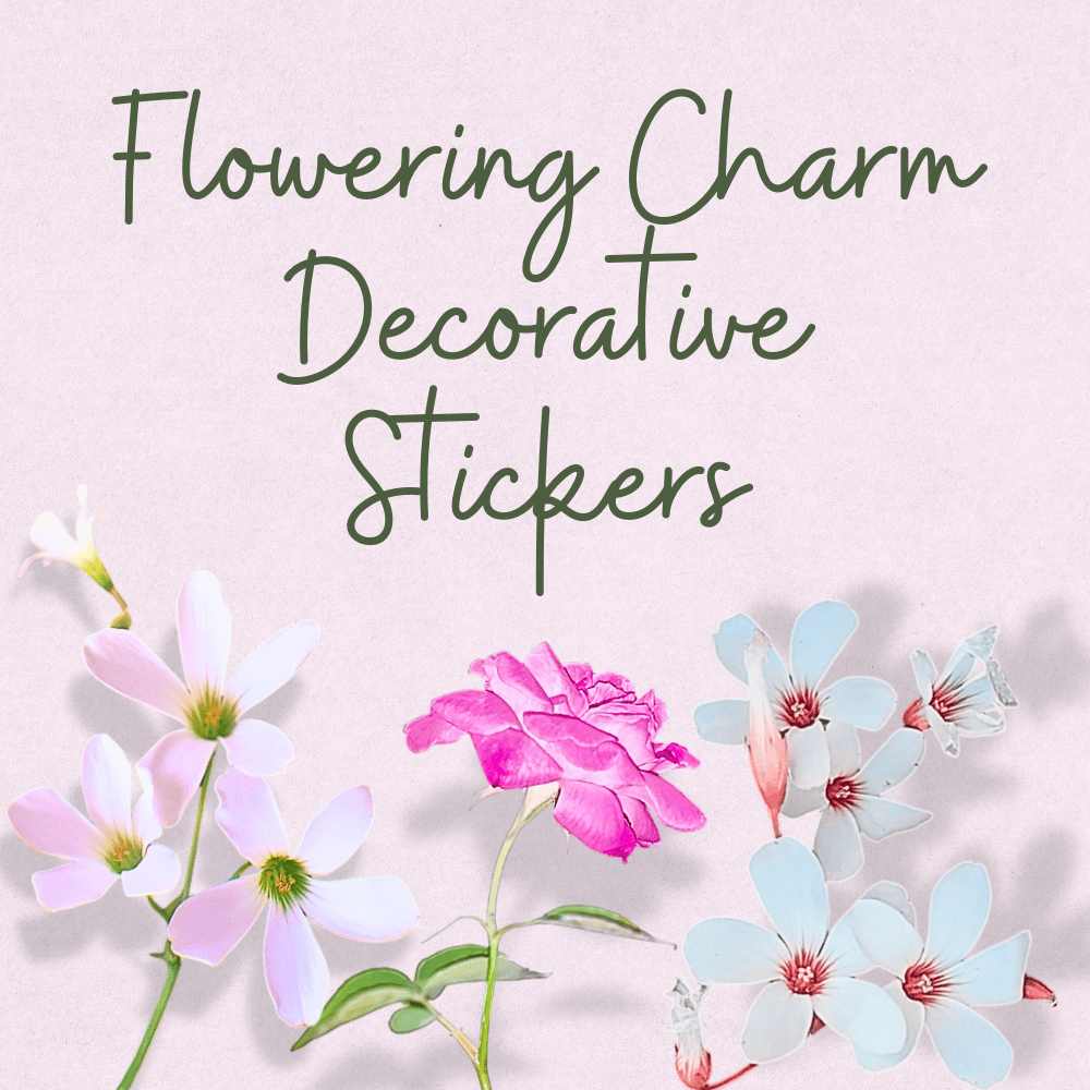 floral sticker sheet