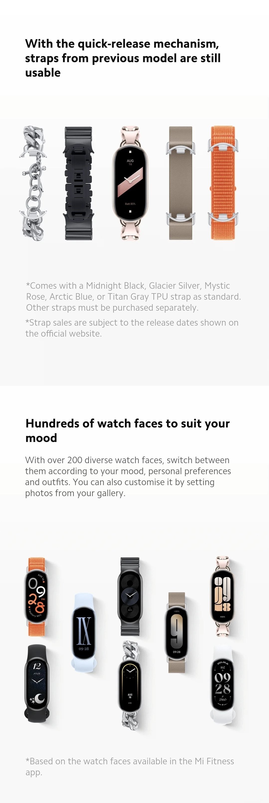 Xiaomi Smart Band 9 Amoled display Metal frame Fitness Tracker