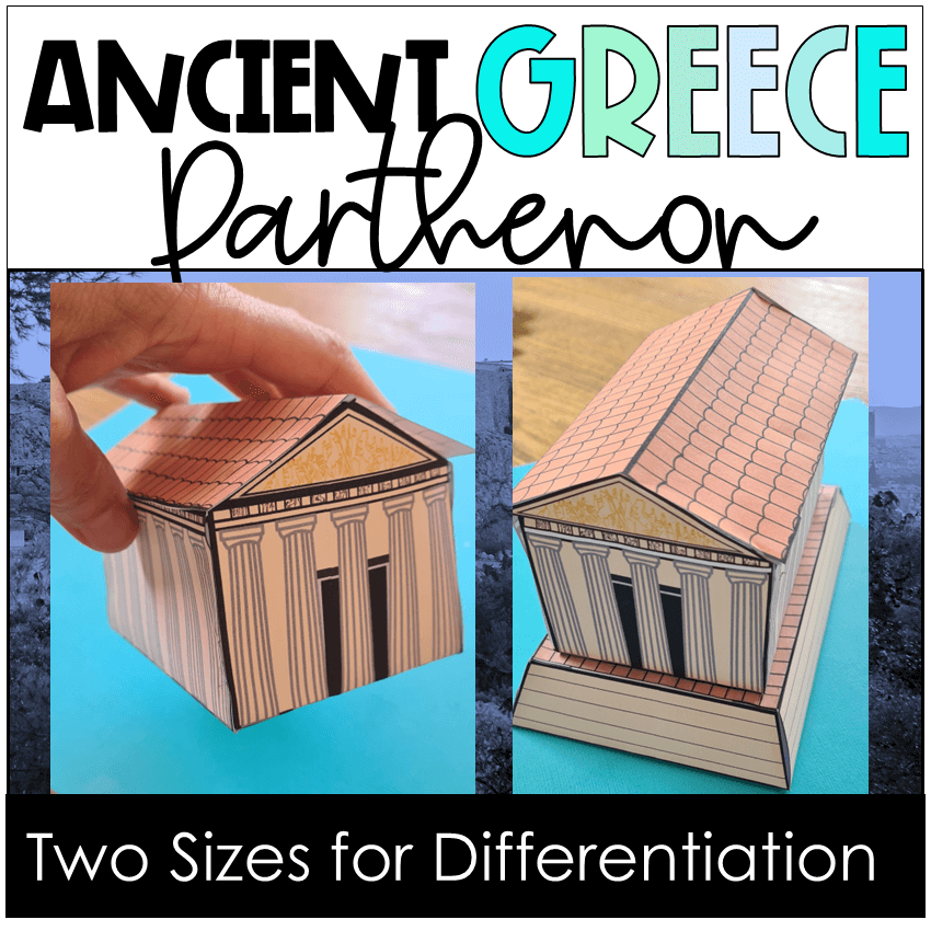 Make an Ancient Greece Parthenon model.