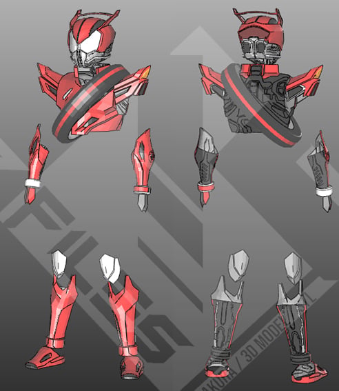 Kamen rider drive with fruits , highspeed and type formula form ...