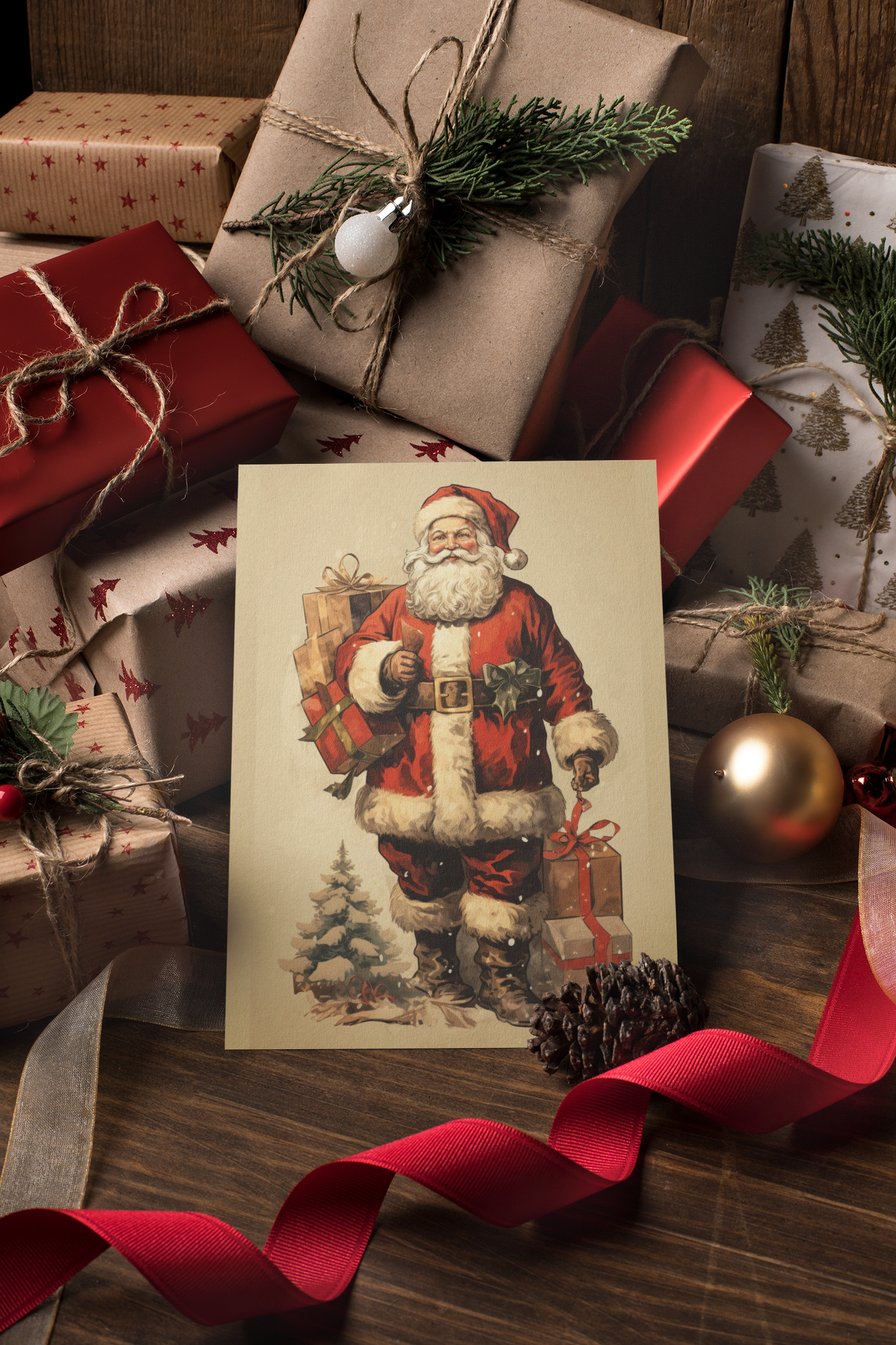Vintage Christmas Postcard Bundle II – Classic Holiday Greetings ...