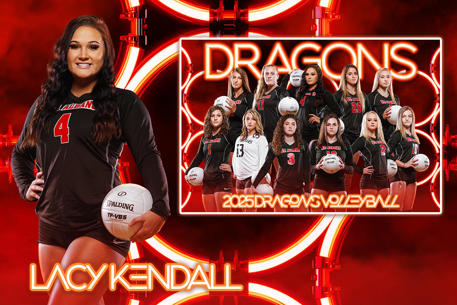 Neon Ring Lights, Photoshop Template, Digital Background, Layered PSD, for Sports, Teams, Schools, Leagues, Photo Day, Media Day, Game Day, Graphics for Photography and Photographers
