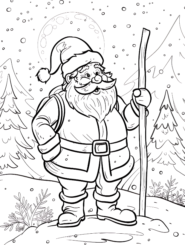 Merry Christmas Coloring Pages